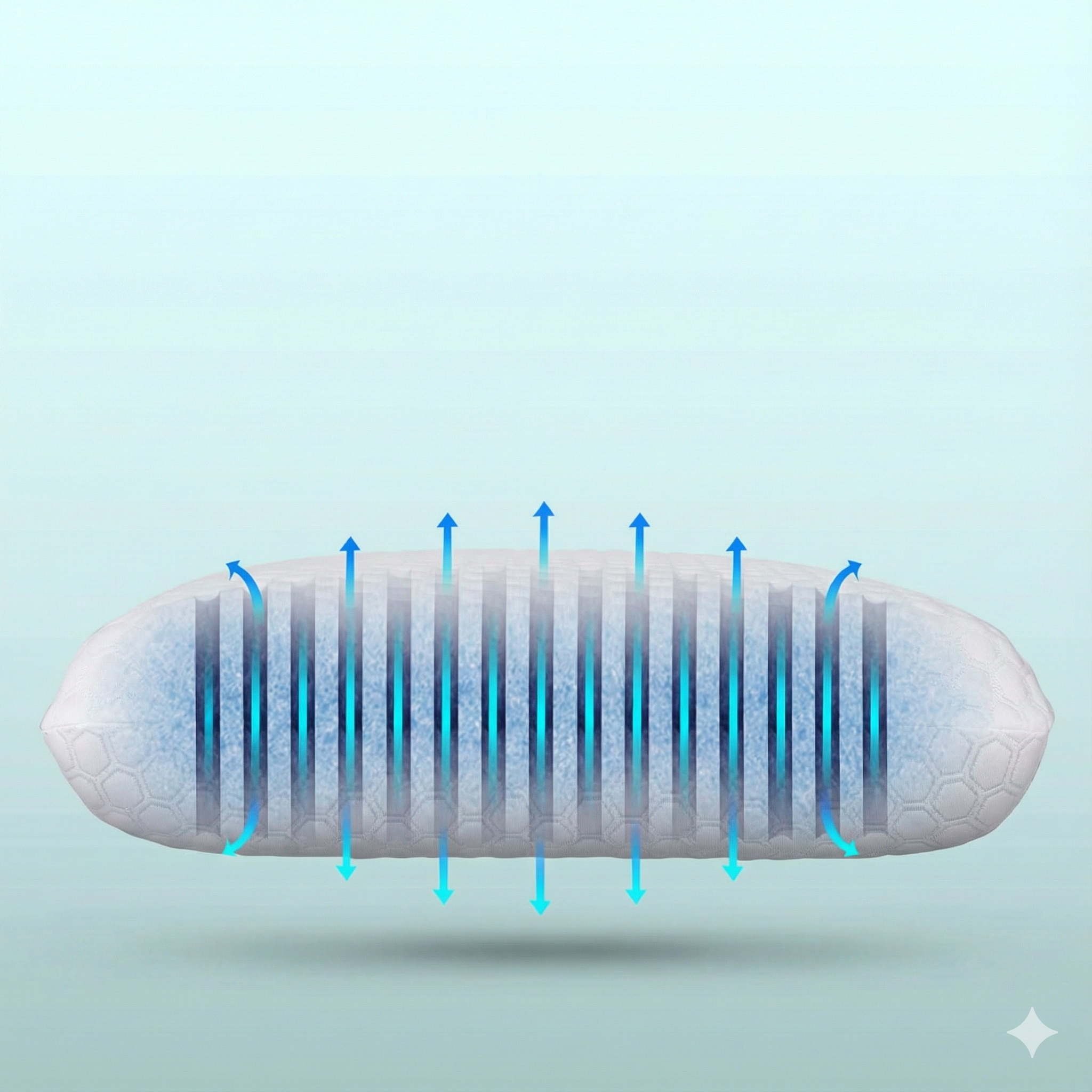 Ortopedik Visco Sırt ve Boyun Destek Yastığı